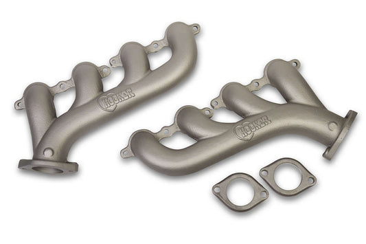 HOOKER GM LS Cast Iron Exhaust Manifolds Ti- Finish HOOKER