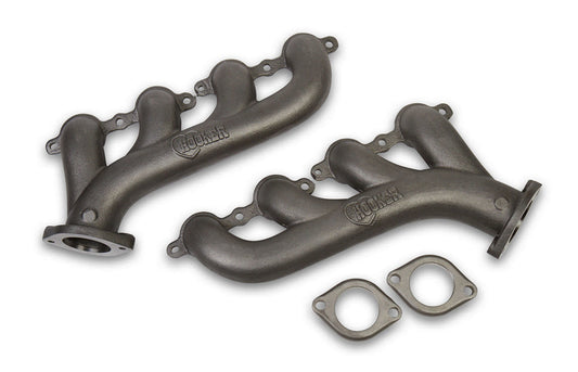 HOOKER GM LS Cast Iron Exhaust Manifolds Raw Finish HOOKER