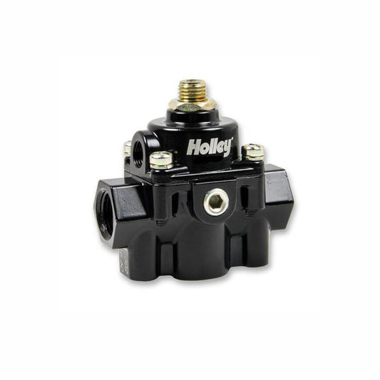 HOLLEY Fuel Pressure Regulator By-Pass Style 6psi Black HOLLEY