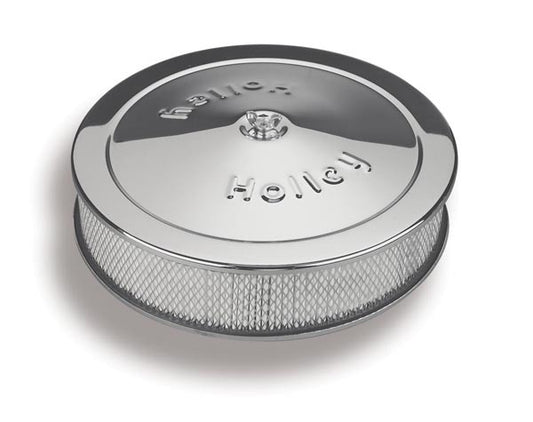 HOLLEY 14in Chrome Air Cleaner HOLLEY