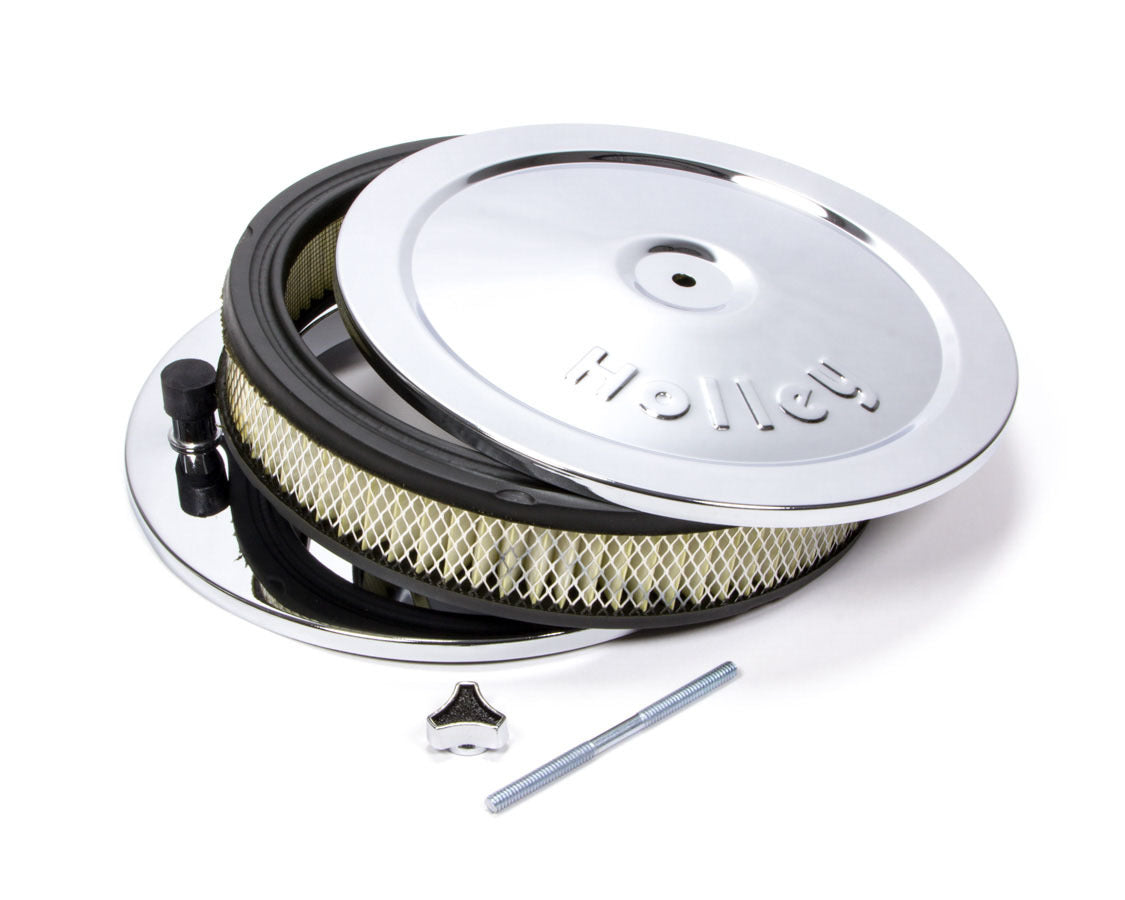 HOLLEY Chrome 10in Air Cleaner Assembly HOLLEY