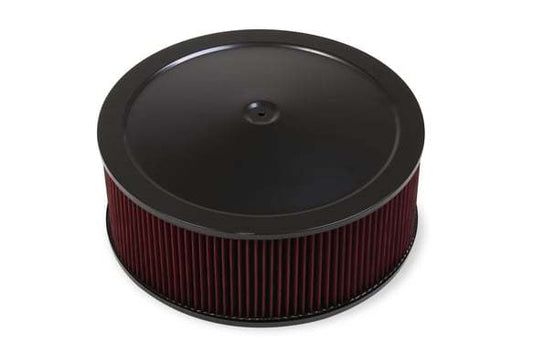 HOLLEY 4500 Drop Base Air Cleaner - Black 16x6 HOLLEY