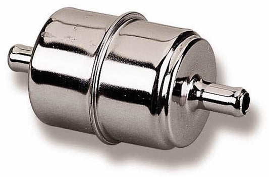 HOLLEY 3/8in Chrome Fuel Filter HOLLEY