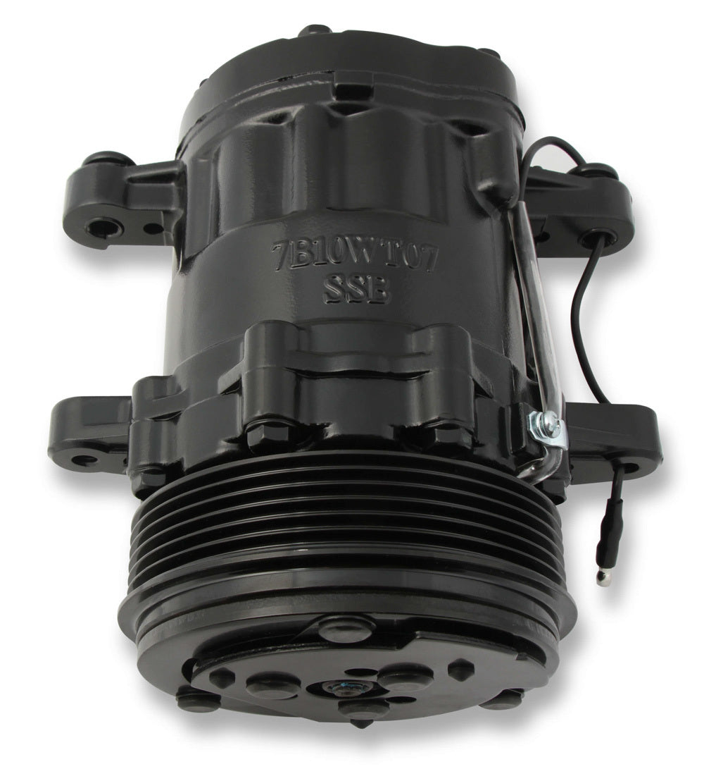 HOLLEY AC Compressor Sanden SD7 R-134A Black HOLLEY