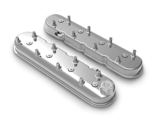 HOLLEY GM LS Tall Valve Cover Set - Polished HOLLEY