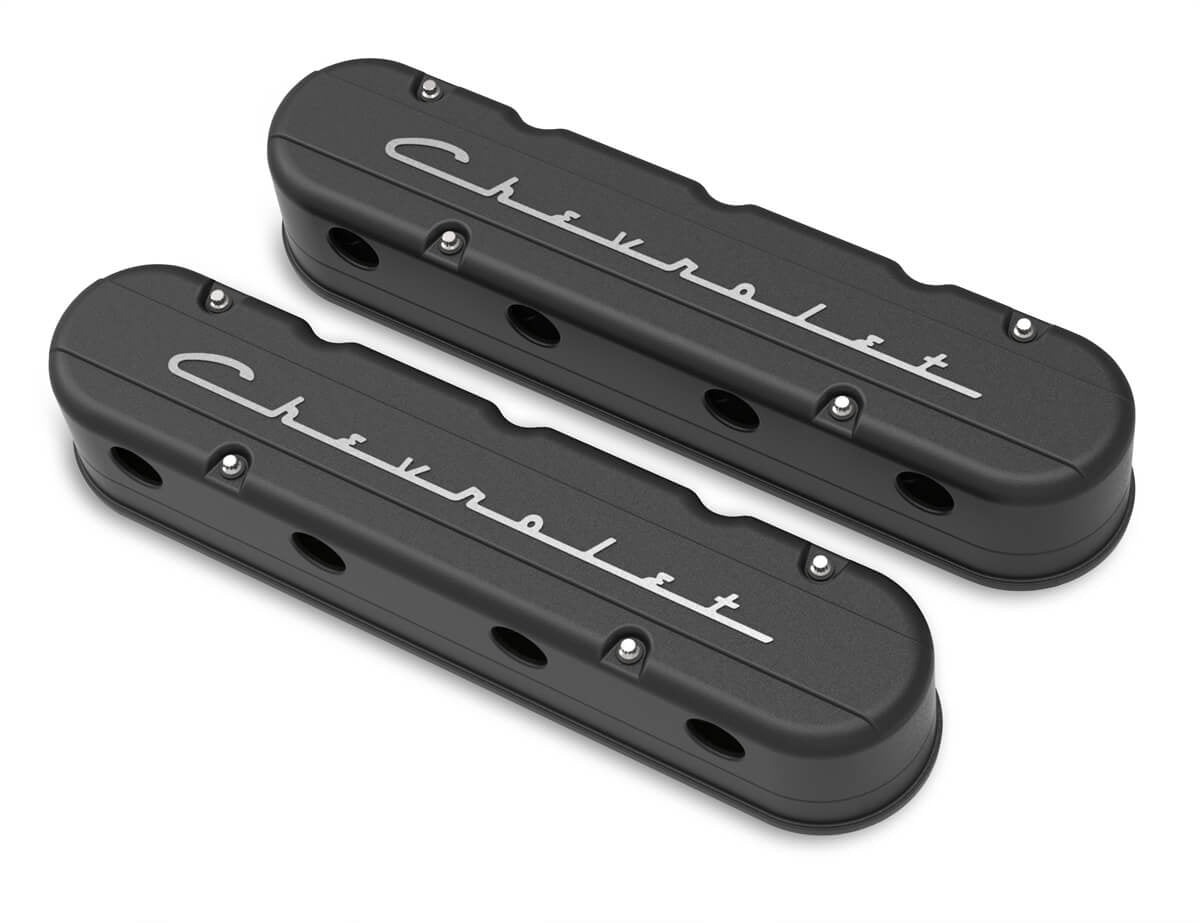 HOLLEY Valve Cover Set GM LS 2-Piece Design HOLLEY