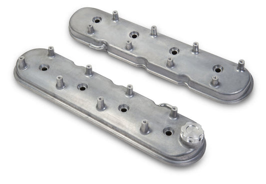 HOLLEY GM LS1 Valve Cover Set Natural Cast Finish HOLLEY