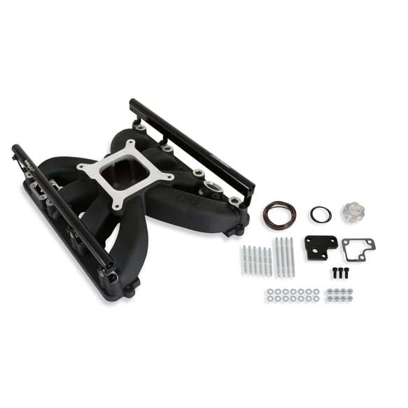 HOLLEY Gen-3 Hemi EFI Intake Manifold Kit Black HOLLEY