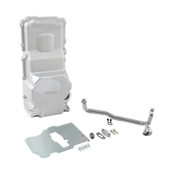 HOLLEY 5.6qt Cast Alm Oil Pan Kit GM LS Engine Swap HOLLEY