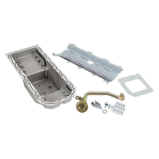 HOLLEY 6qt Cast Alm Oil Pan Kit 6.2L Gen III Hemi Swap HOLLEY