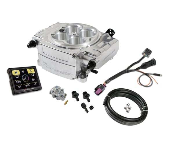 HOLLEY Sniper-2 Upgrade Kit Polished w/Regulator HOLLEY