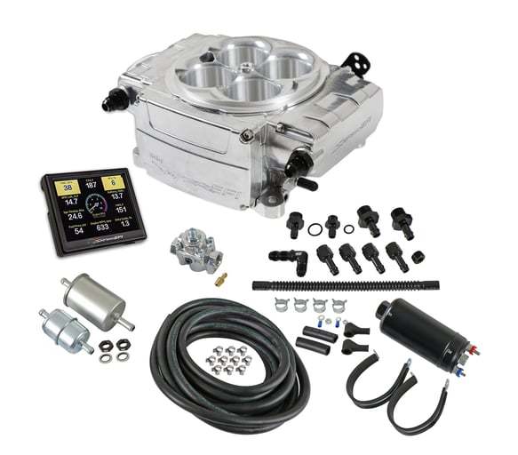 HOLLEY Sniper 2 EFI Master Kit Polished wo/PDM HOLLEY