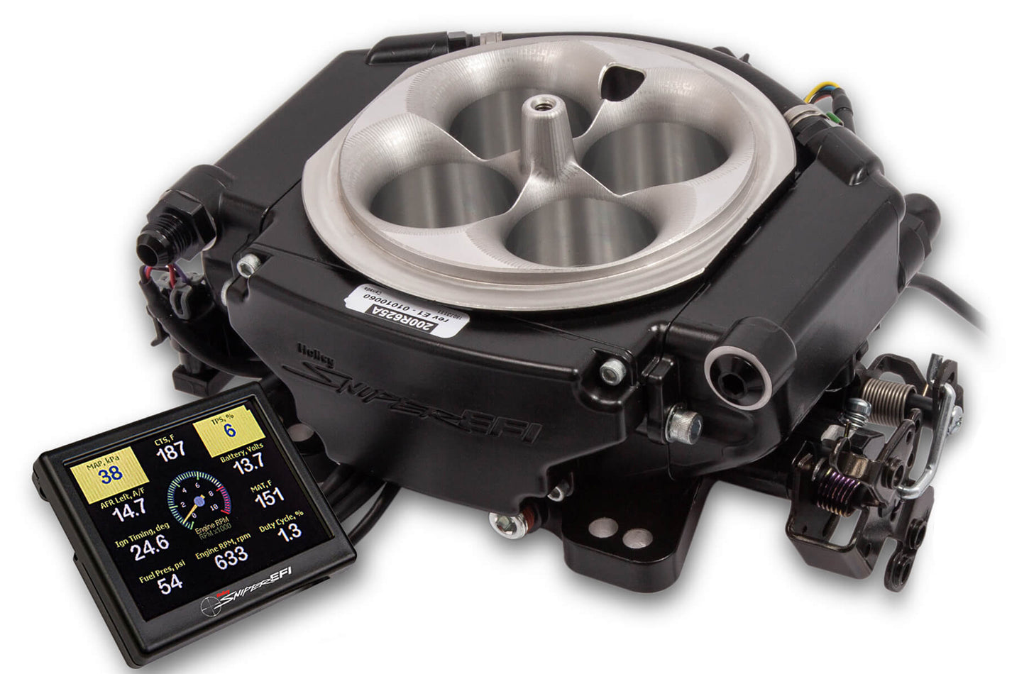 HOLLEY Sniper 900CFM EFI X-Flow Kit - Black HOLLEY