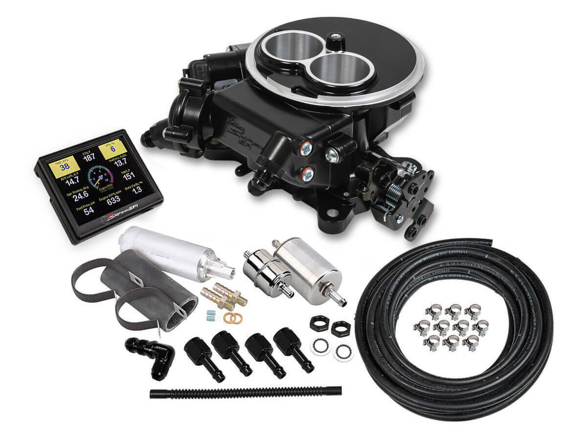 HOLLEY Sniper 2300 EFI Master Kit Black Finish HOLLEY