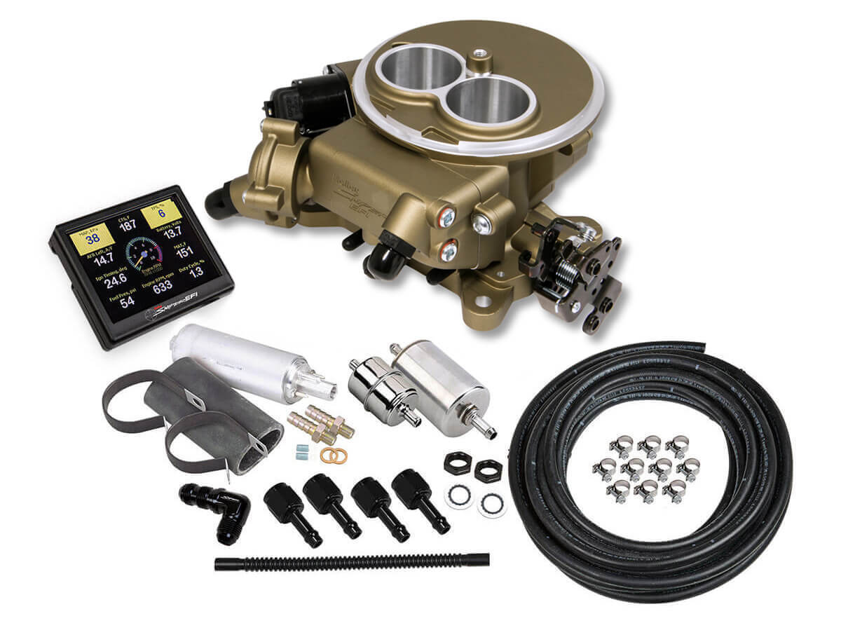 HOLLEY Sniper 2300 EFI Master Kit Gold Finish HOLLEY