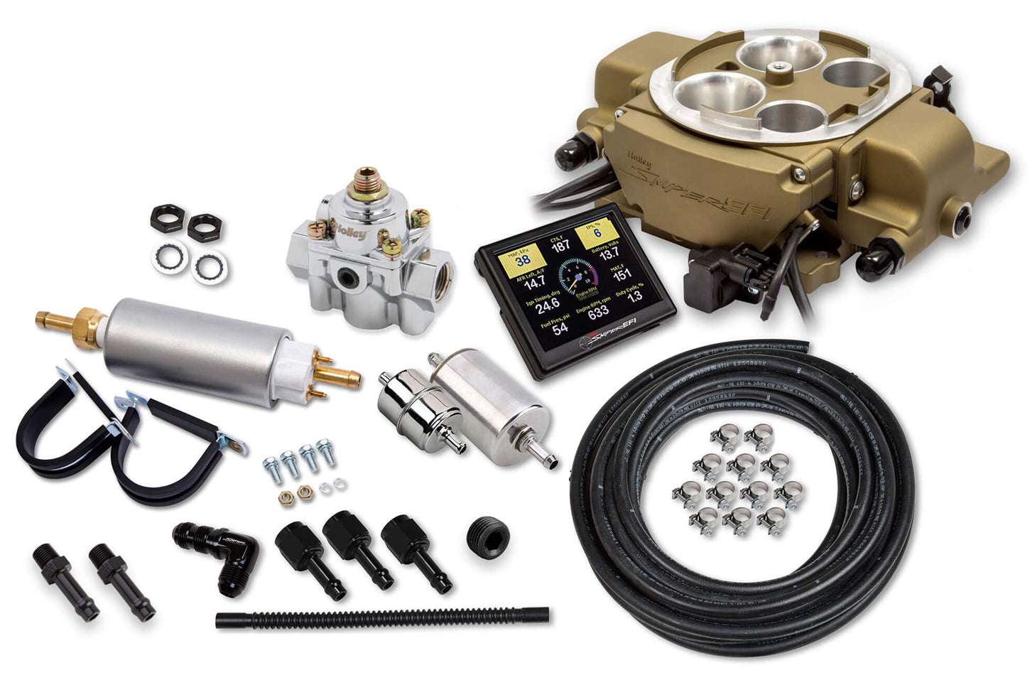 HOLLEY Sniper EFI Quadrajet Master Kit - Gold HOLLEY