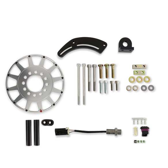 HOLLEY 8IN 12-1X Crank Trigger Kit GM LS Hall Effect HOLLEY