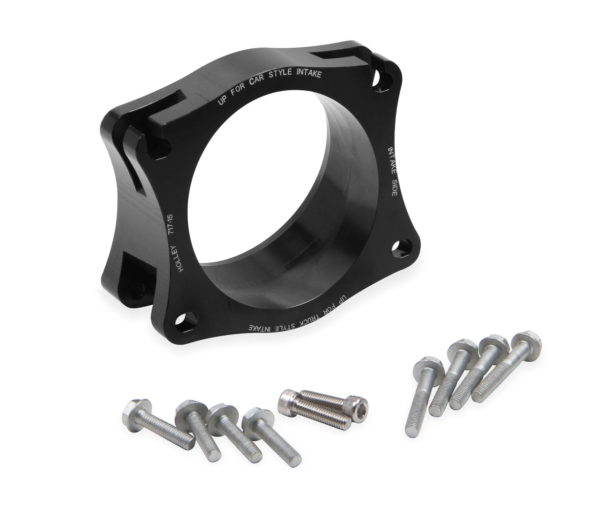 HOLLEY Throttle Body Angle Adapter GM LS/LT Intakes HOLLEY