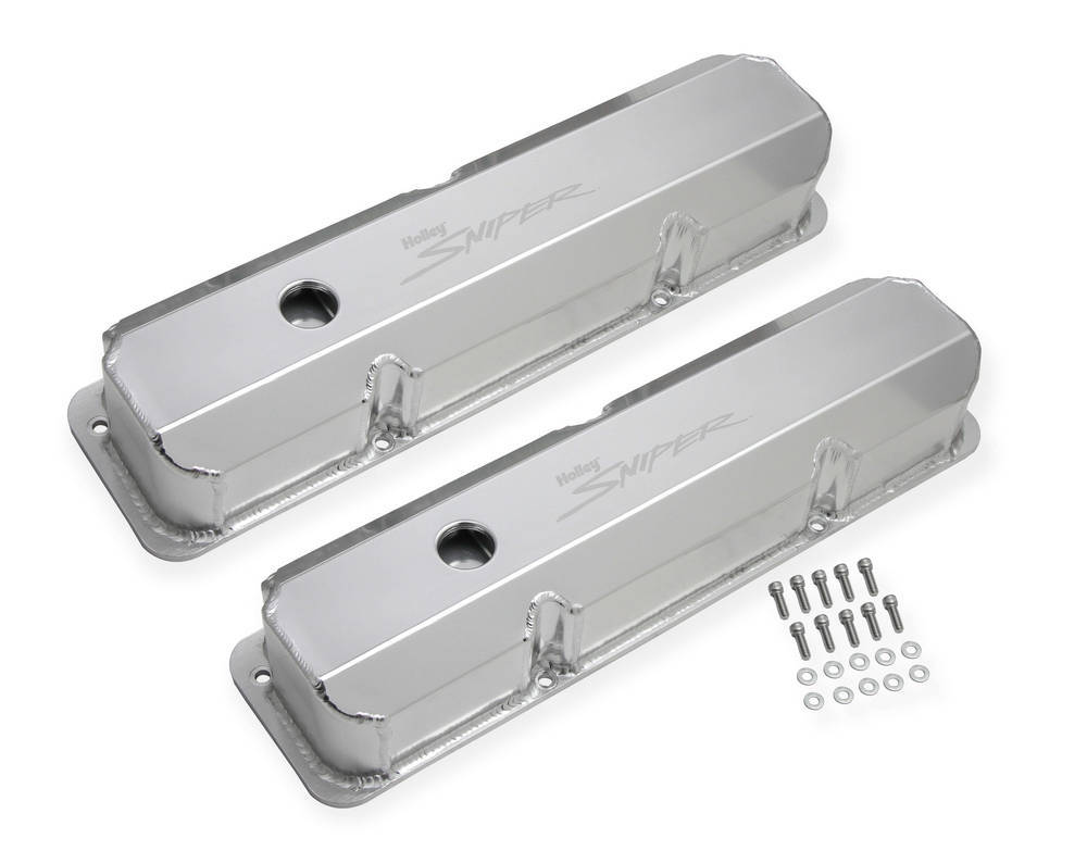 HOLLEY Sniper Fabricated Valve Covers  BBF FE Tall HOLLEY