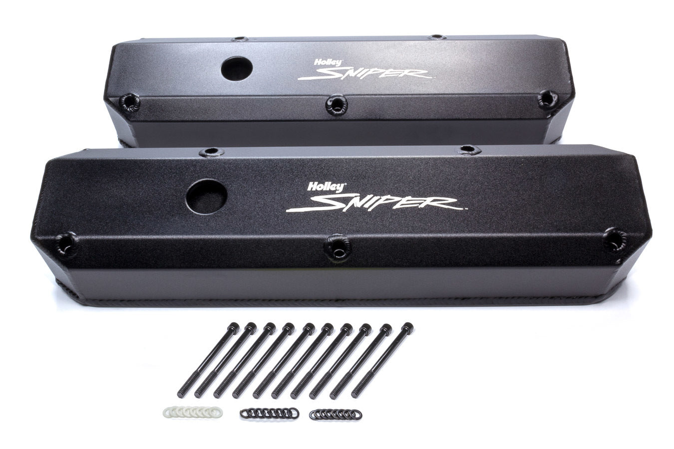 HOLLEY Sniper Fabricated Valve Covers  SBM Tall 64-91 HOLLEY