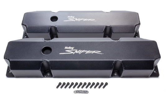 HOLLEY Sniper Fabricated Valve Covers  BBM Tall HOLLEY