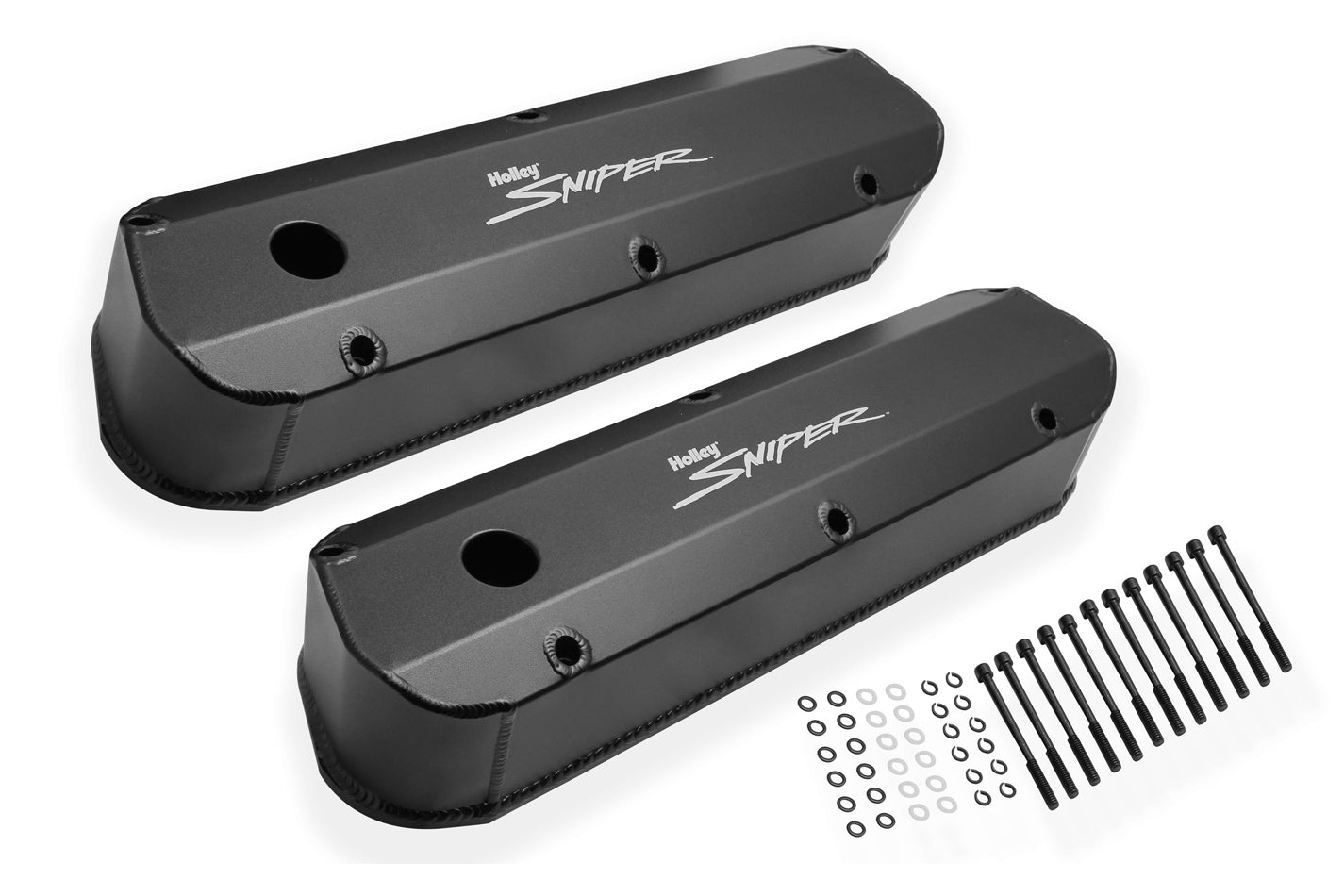 HOLLEY Sniper Fabricated Valve Covers  SBF Tall HOLLEY