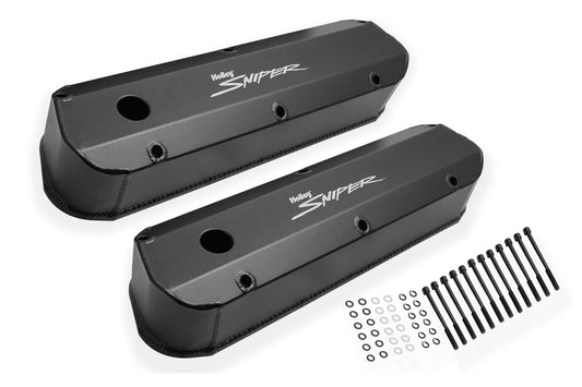 HOLLEY Sniper Fabricated Valve Covers  SBF Tall HOLLEY