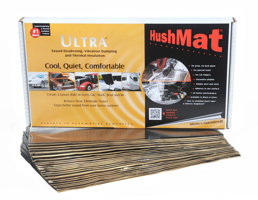 HUSHMAT Ultra Bulk Kit- 30 pc 12in.x23in. Black HUSHMAT