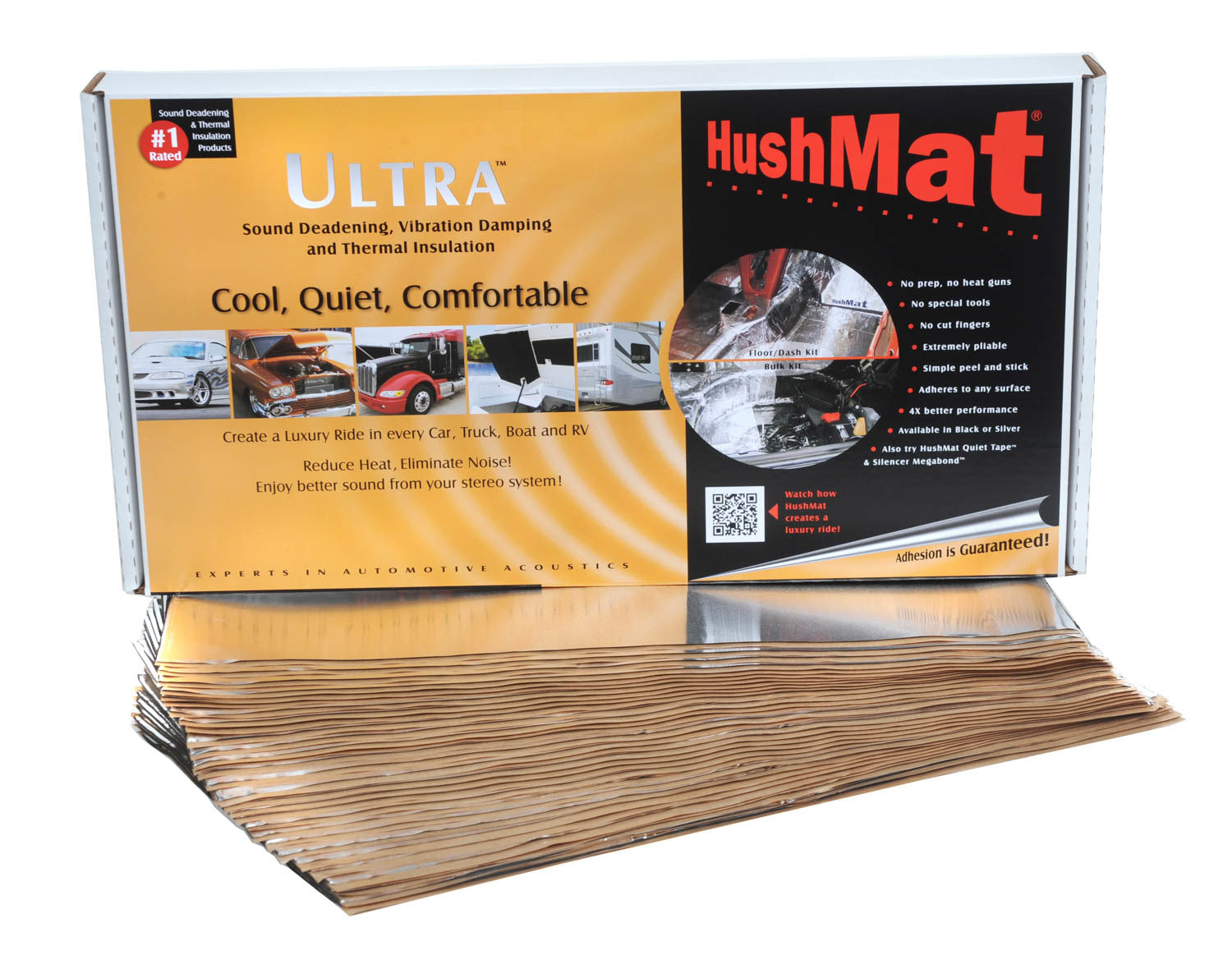 HUSHMAT Ultra Bulk Kit- 30 pc 12in.x23in. Silver HUSHMAT