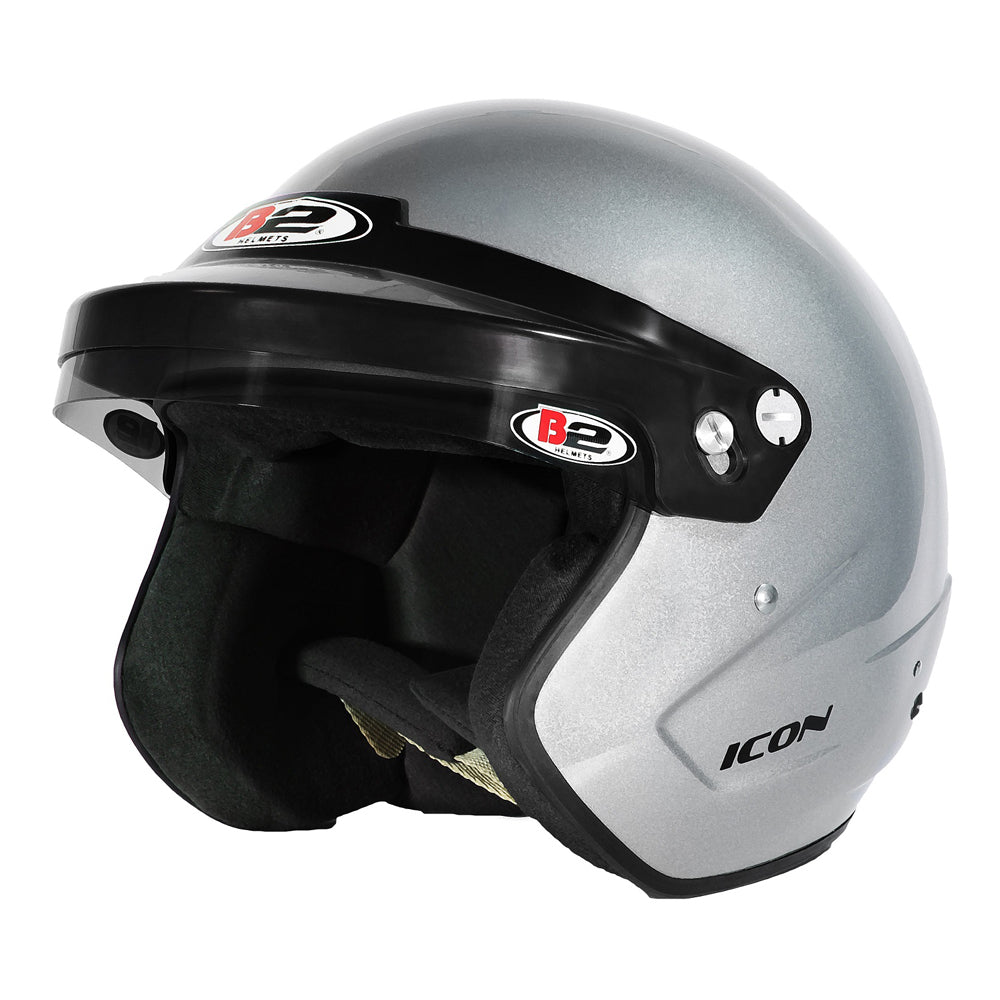 Helmet Icon Silver 58-59 Medium SA20 B2 HELMETS - OLD