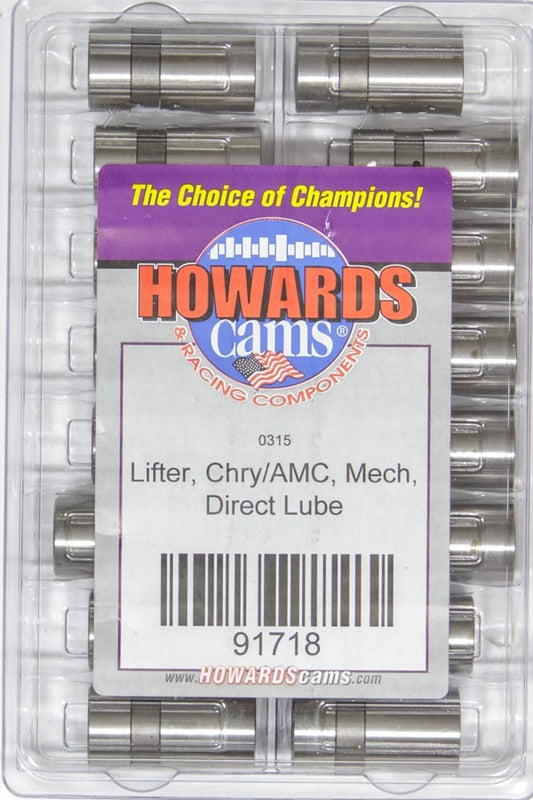 HOWARDS RACING COMPONENTS Solid Lifters - AMC / Mopar - Direct Lube HOWARDS RACING COMPONENTS