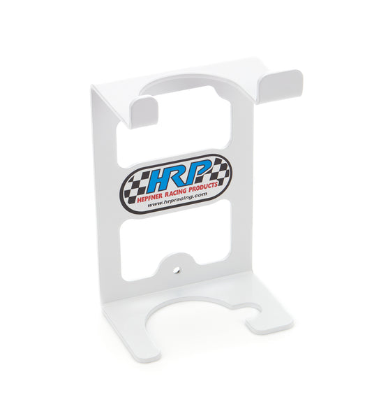 HEPFNER RACING PRODUCTS Grease Gun Holder Wall Mount White HEPFNER RACING PRODUCTS