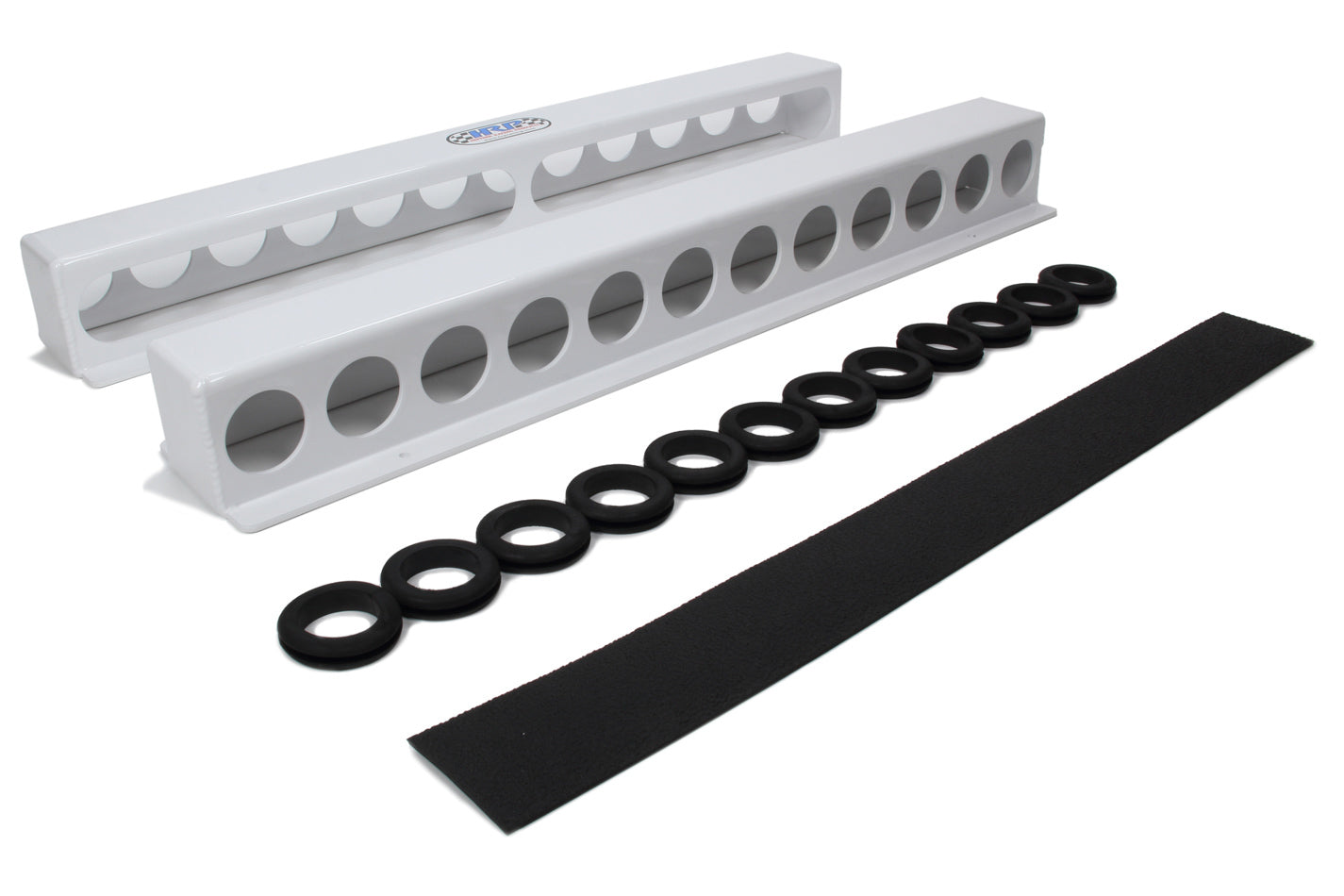 HEPFNER RACING PRODUCTS Torsion Bar Rack Holds 12 Sprint Bars White HEPFNER RACING PRODUCTS