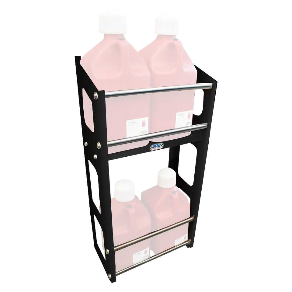 HEPFNER RACING PRODUCTS Jug Rack 4 Position Black HEPFNER RACING PRODUCTS