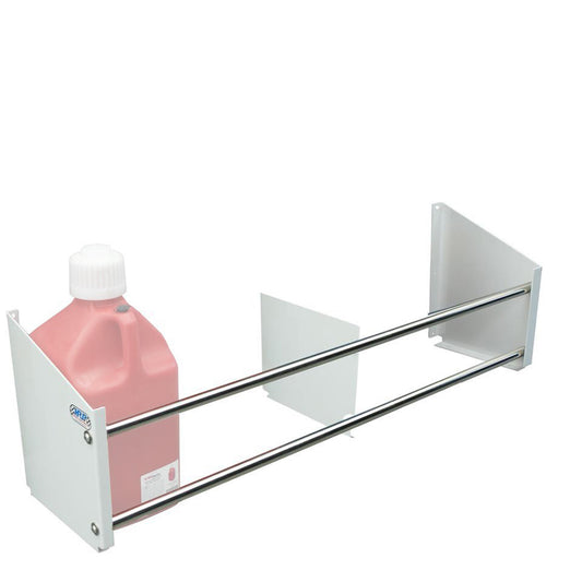 HEPFNER RACING PRODUCTS Jug Rack Four Position White HEPFNER RACING PRODUCTS