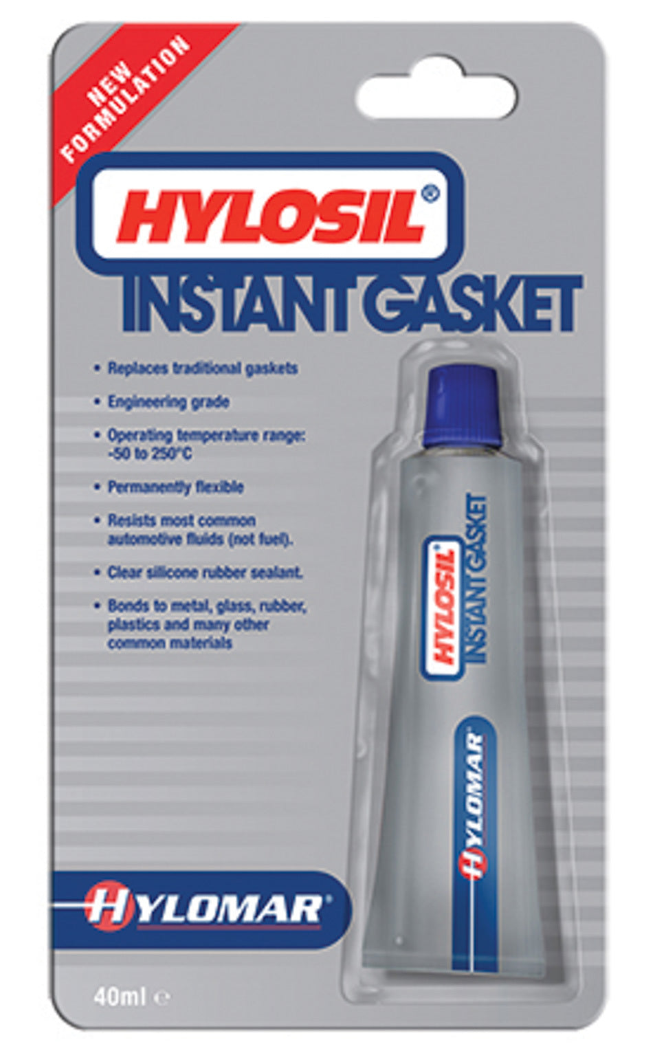 HYLOMAR LLC Hylosil Gray Silicone RTV Sealant 40 ml Tube HYLOMAR LLC