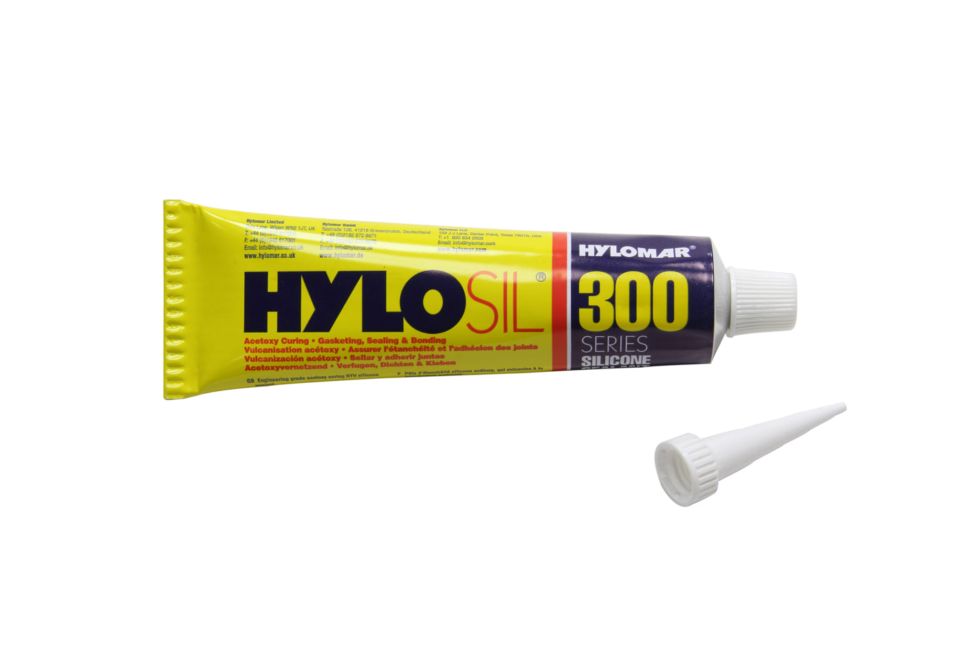 HYLOMAR LLC Hylosil Hi-Temp Silicone RTV Sealant 3.0oz Tube HYLOMAR LLC