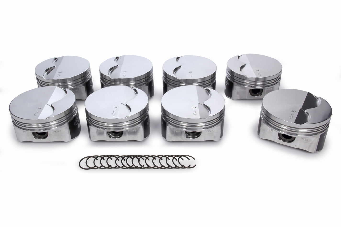 ICON PISTONS LS 5.3L FT Forged Piston Set 3.800 Bore ICON PISTONS