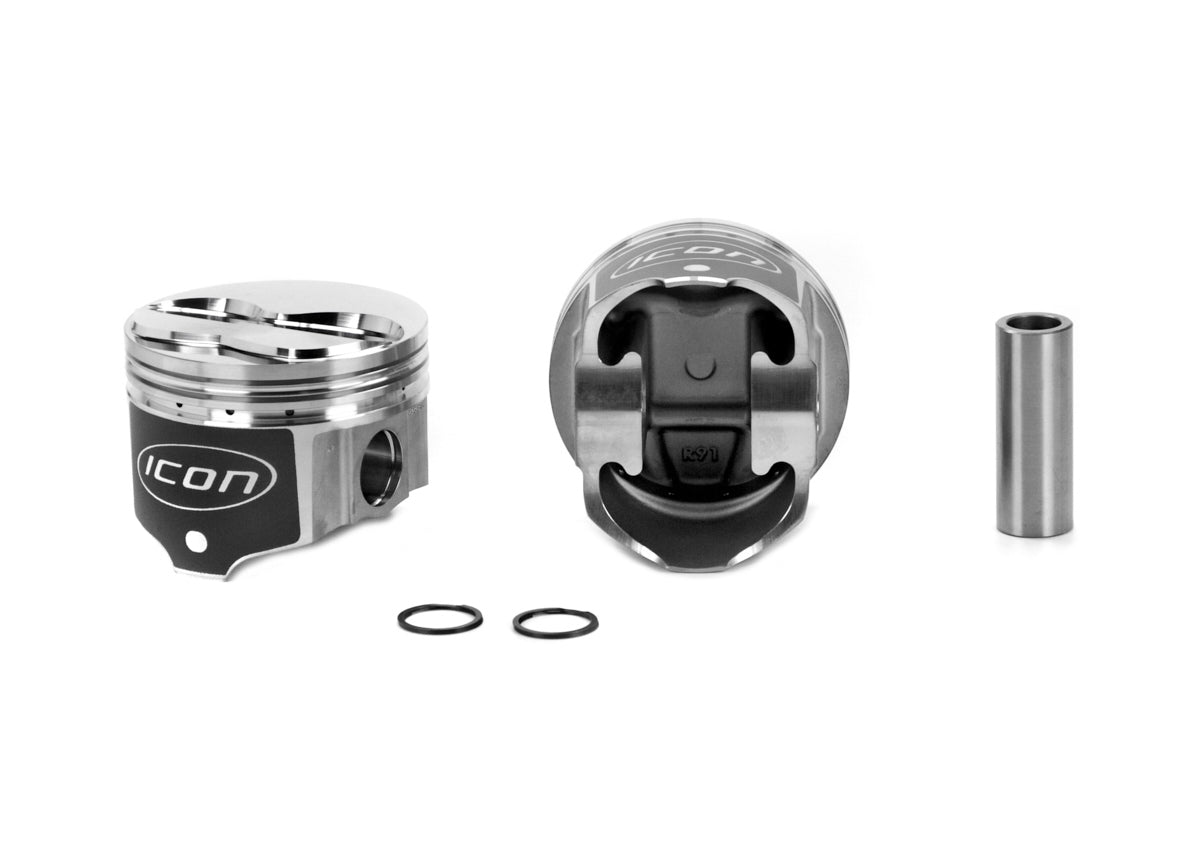 ICON PISTONS BBM Dome Piston Set 4.290 Bore +4.5cc ICON PISTONS