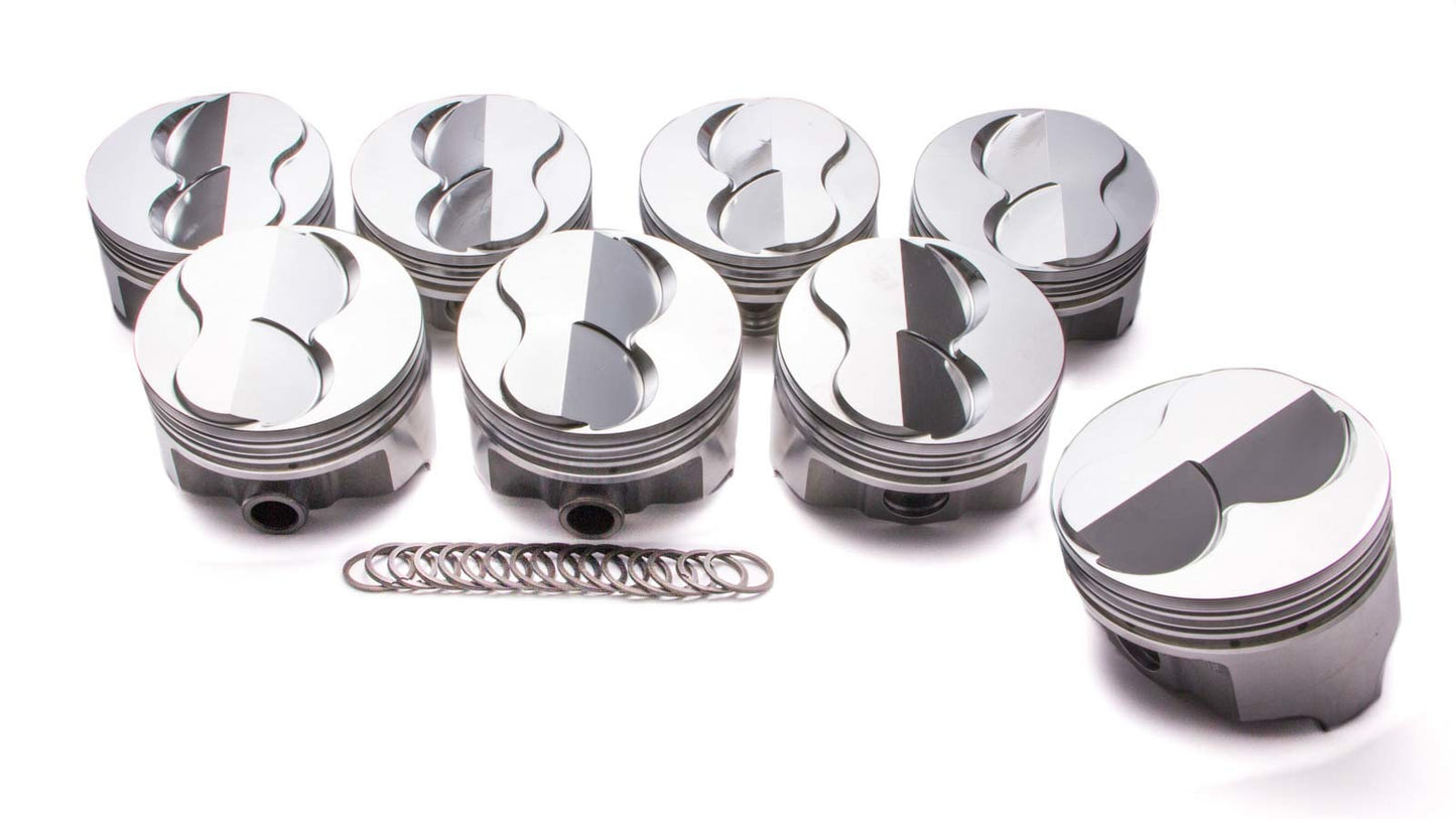 ICON PISTONS SBC Forged Domed Piston Set 4.040 Bore +6.26cc ICON PISTONS