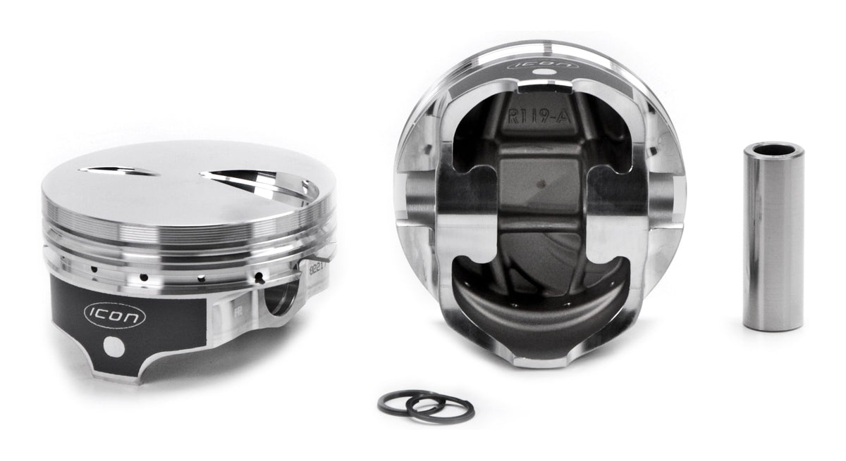 ICON PISTONS BBF 460 FT Forged Piston Set 4.420 Bore -3.4cc ICON PISTONS