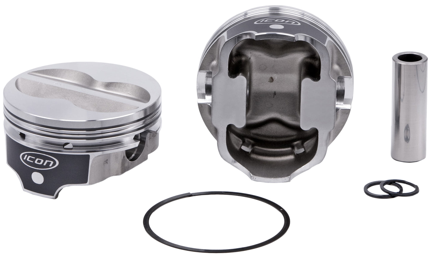 ICON PISTONS SBC F/T Forged Piston Set 4.030 Bore -10cc ICON PISTONS