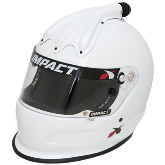 IMPACT RACING Helmet Super Charger Medium White SA2020 IMPACT RACING