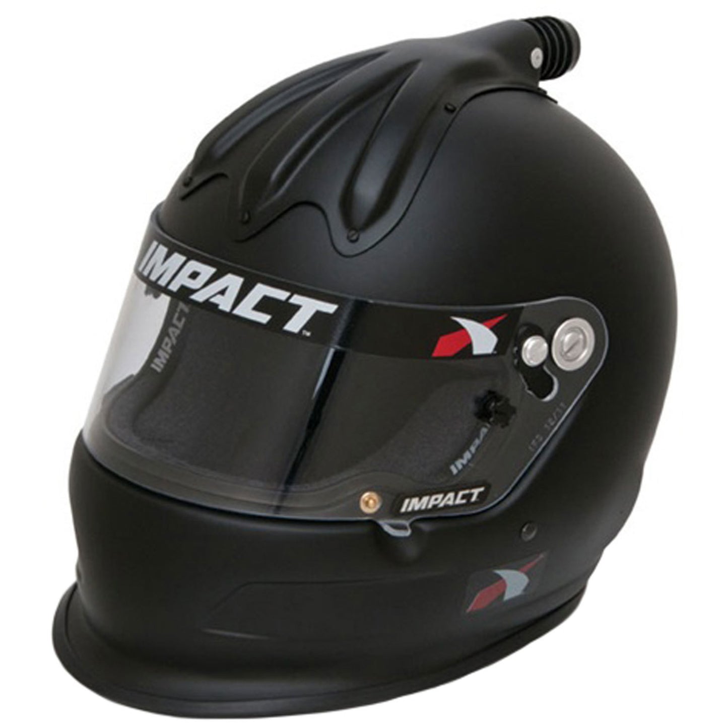 IMPACT RACING Helmet Super Charger Medium Flat Black SA2020 IMPACT RACING