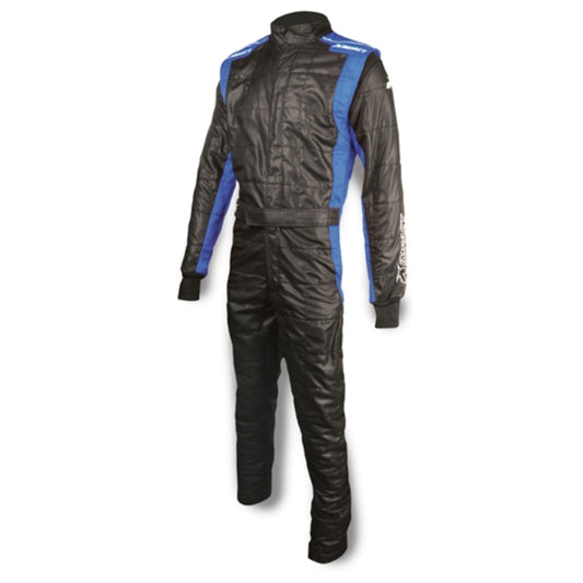 Suit  Racer Large Black/Blue IMPACT RACING