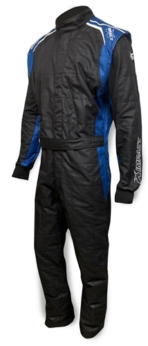 IMPACT RACING Suit Racer 2.0  1pc Small  Black/Blue IMPACT RACING