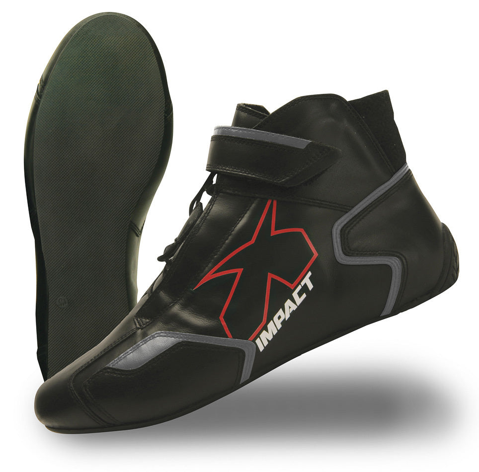 IMPACT RACING Shoe Phenom Black 8.5 SFI3.3/5 IMPACT RACING