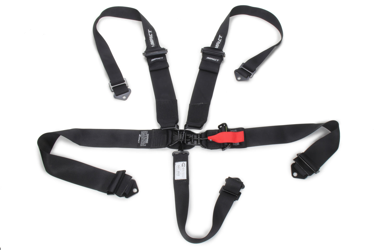 IMPACT RACING 5-pt Harness System L&L w/Hans Shoulder Straps IMPACT RACING