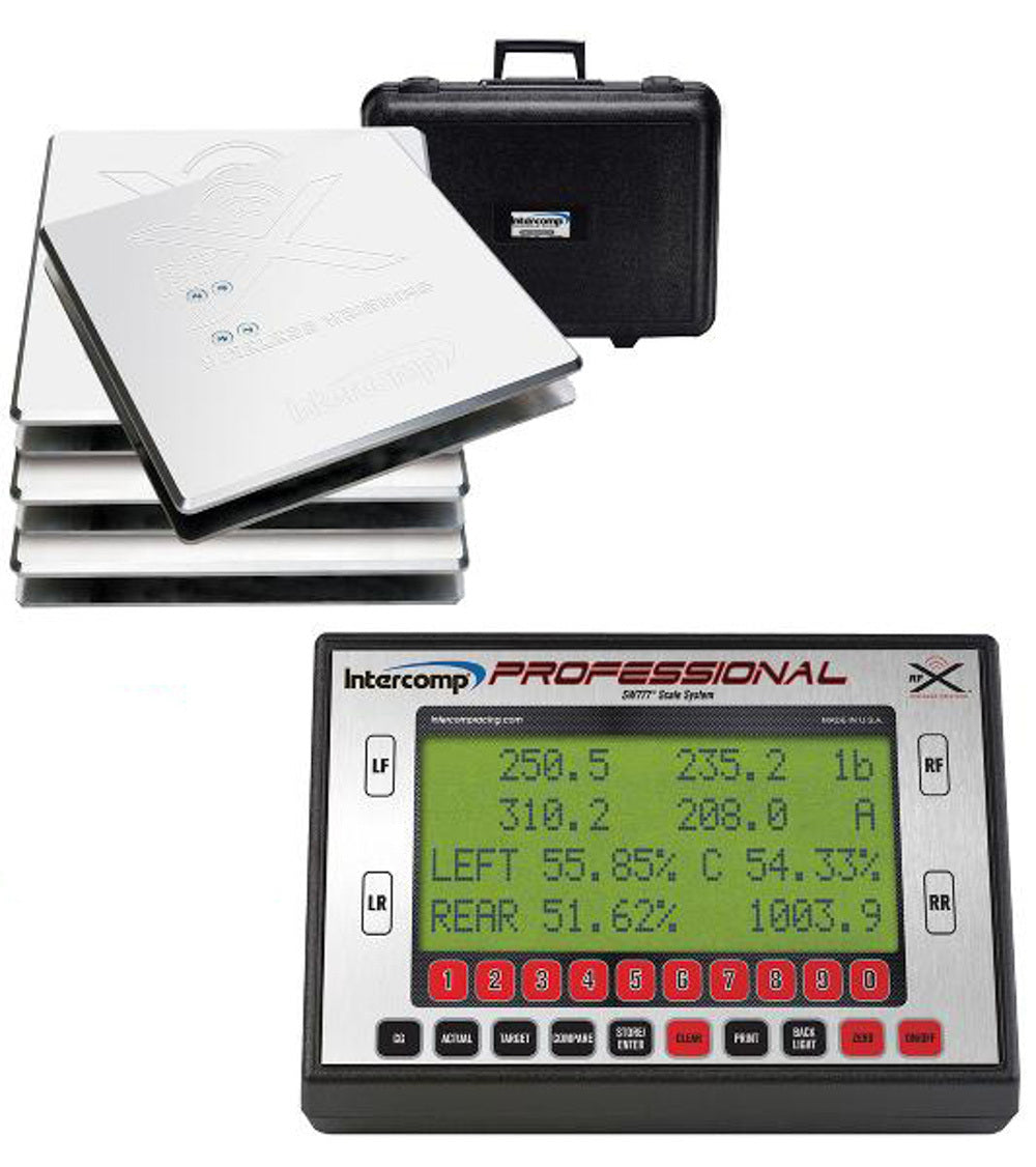 INTERCOMP SW777 Pro Kart Scales Wireless - Bluetooth INTERCOMP