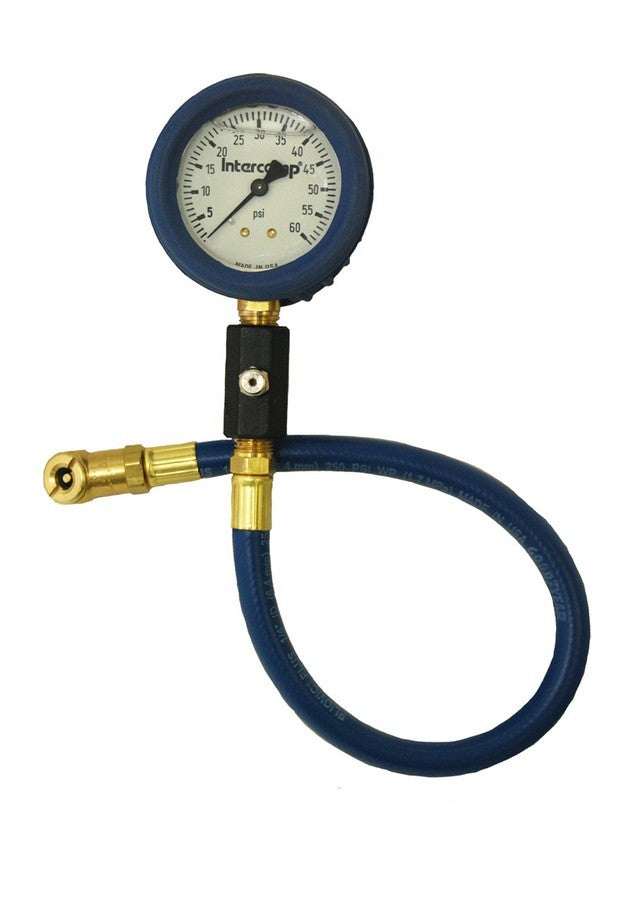 INTERCOMP Deluxe Air Gauge 2.5in 0-60 Liquid Filled INTERCOMP